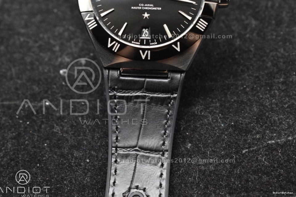 Ceramic Gummy A8900 Super Edition Best HighPerformance 1:1 Black Black Strap Clone SS Dial Black Constellation on 545 VSF 1207